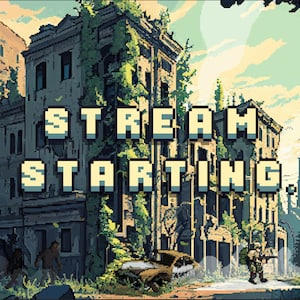 Animated Twitch Screens/Overlays | Pixel Art | Stream Starting/Stream Ending/Brb | Cozy Desk Scene | DayZ Standalone | Apocalyptic Scene