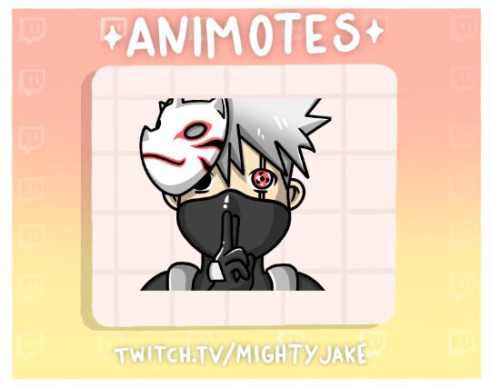 Twitch Emote / Masked Anbu Ninja Streamer Emoji