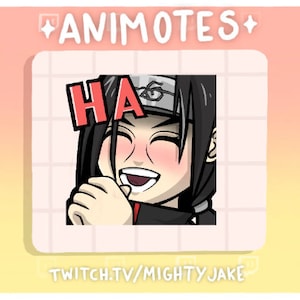 Twitch Emote /  Anime Character Streamer Emoji / Emotes / LUL
