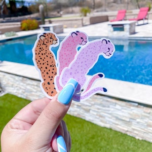 Trendy Cheetah Sticker!