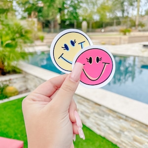 Y2K Smiley Face Sticker!
