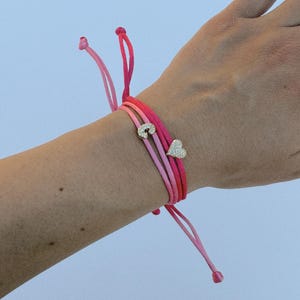 Custom Initial Bracelet – Personalized Satin Cord Friendship Bracelet, Adjustable Gift for Her, Minimalist Jewelry, Bridesmaid Gift