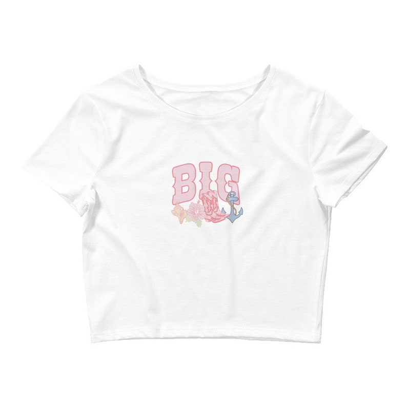 Coastal Cowgirl Big Little Reveal Baby Tee image 5