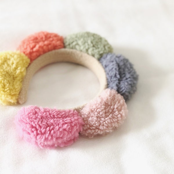 Fluffy Headband, Hairband, Hair accessories, Headbands for women, Cute Gift