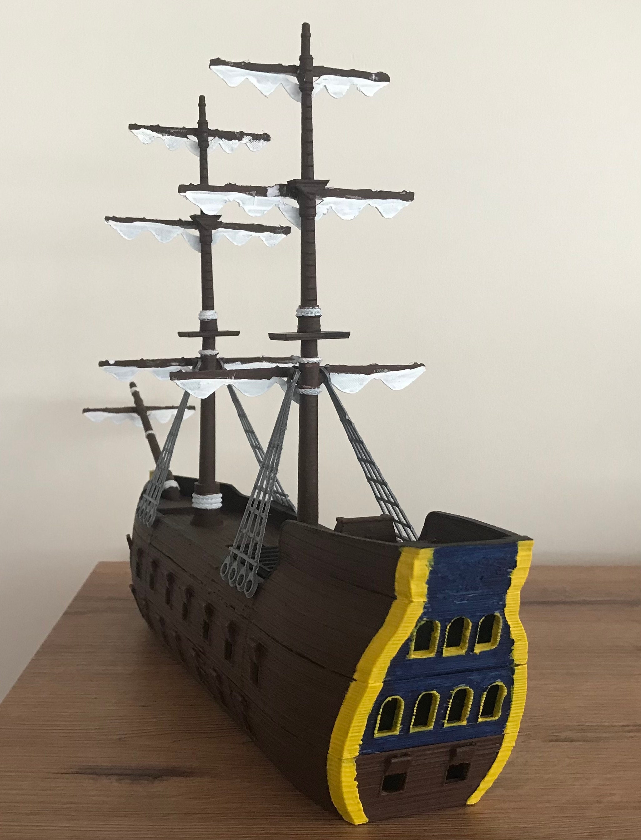 3D Print Galleon Pirate Ship Etsy