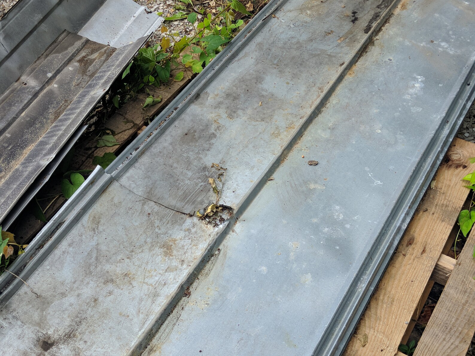 Used Galvanized Steel 12ft Sheets Iron Galvalume Roofing Etsy