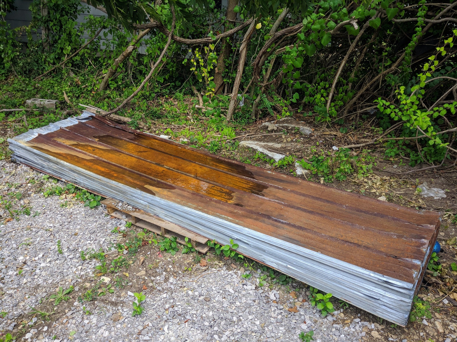 Rusted Used Galvanized Iron 12ft Steel Sheets Galvalume Etsy