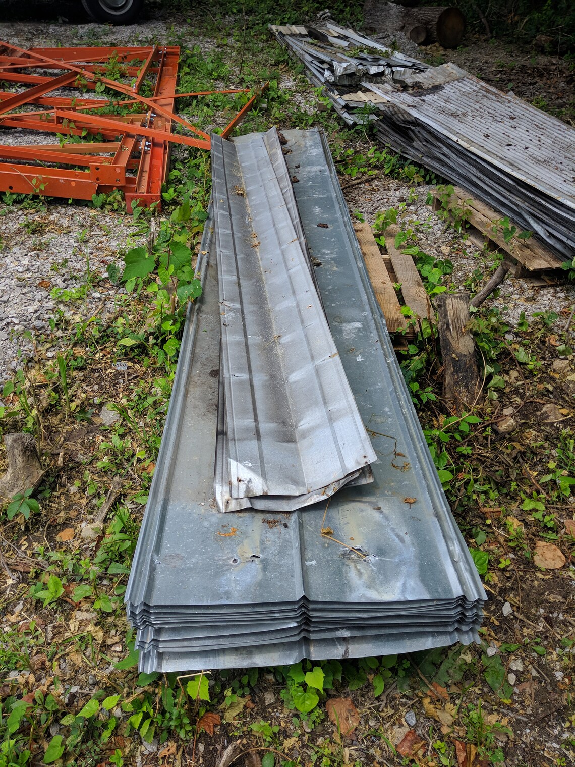 Used Galvanized Steel 12ft Sheets Iron Galvalume Roofing Etsy