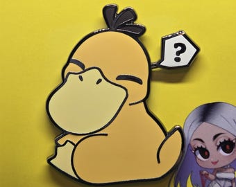 Yellow Psychic Duck Enamel Pin