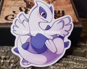 White Legendary Bird vinyl stickers