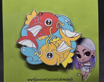 Double Karp enamel pin