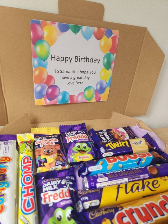 Cadbury Chocolate Birthday Gift Box Chocolate Gift Box Etsy