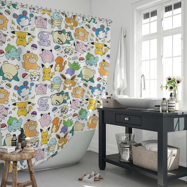 Kids Shower Curtain - Etsy