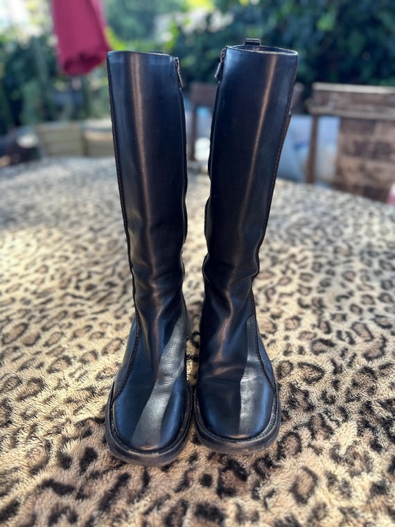 Costume National Leather Boots Leather boots Costume National Black size 40 EU in Leather  main image 3