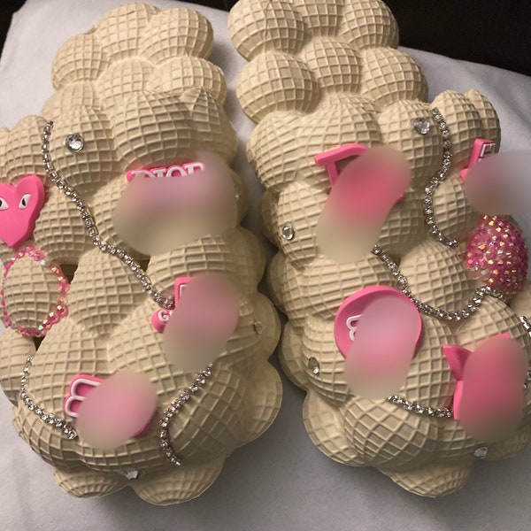 Bubble Slides Charms Designer Etsy