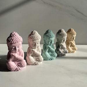 Mini Buddha Statue | Small Buddha Figurine | Pocket Buddha |Resting Buddha Statue | Zen Garden | Buddha | Meditation Room Decor | Meditating