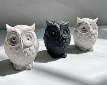 Mini Owl | Owl Totem | Owl Gift | Mini Owl | Owl Decor | Garden | Owl Art  | Owl Statue | Totem |