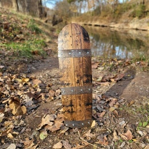 Bourbon Barrel Skateboard Cruiser « The Keg » Deck Seulement Early American