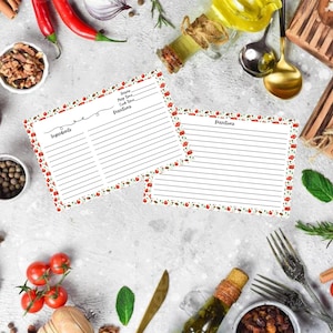 Cartões de Receita - Download Digital [10 designs]