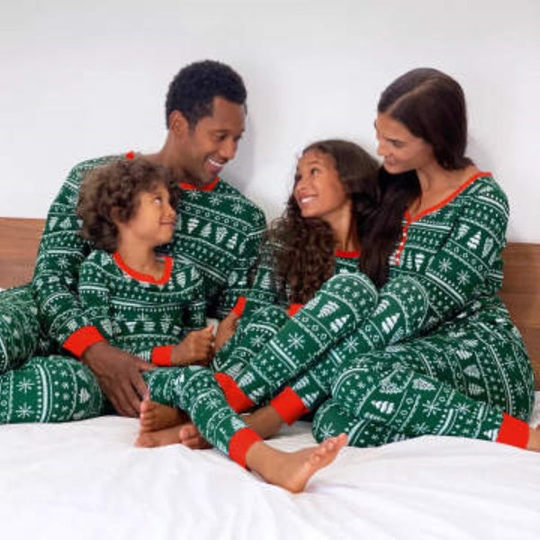 2023 Holiday Pajamas Familiar Pyjamas Set Adult Kids Baby Men Women Christmas Family Matching Pajamas