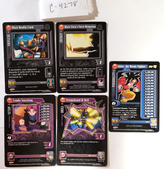 Dragon Ball Gt Trading Cards - Etsy