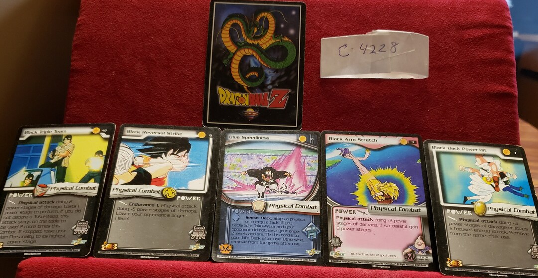 Dragon Ball Z Trading Cards Etsy