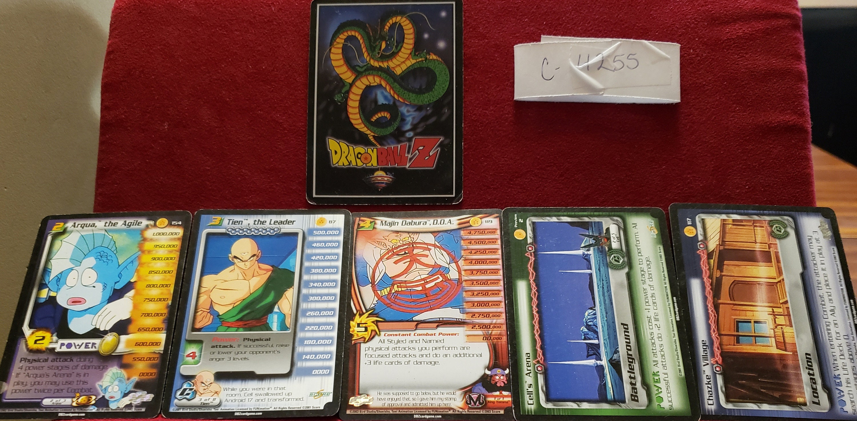 Vintage Dragon Ball Z Trading Cards, 2000 DB CCG, Set of 5 - Etsy