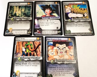 Vintage Dragon Ball Z Trading Cards, 2000 DB CCG, Set of 5 - Etsy