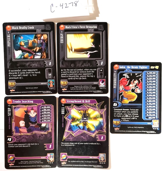 Dragon Ball Gt Trading Cards - Etsy