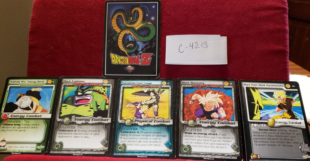 Dragon Ball Z Trading Cards Etsy