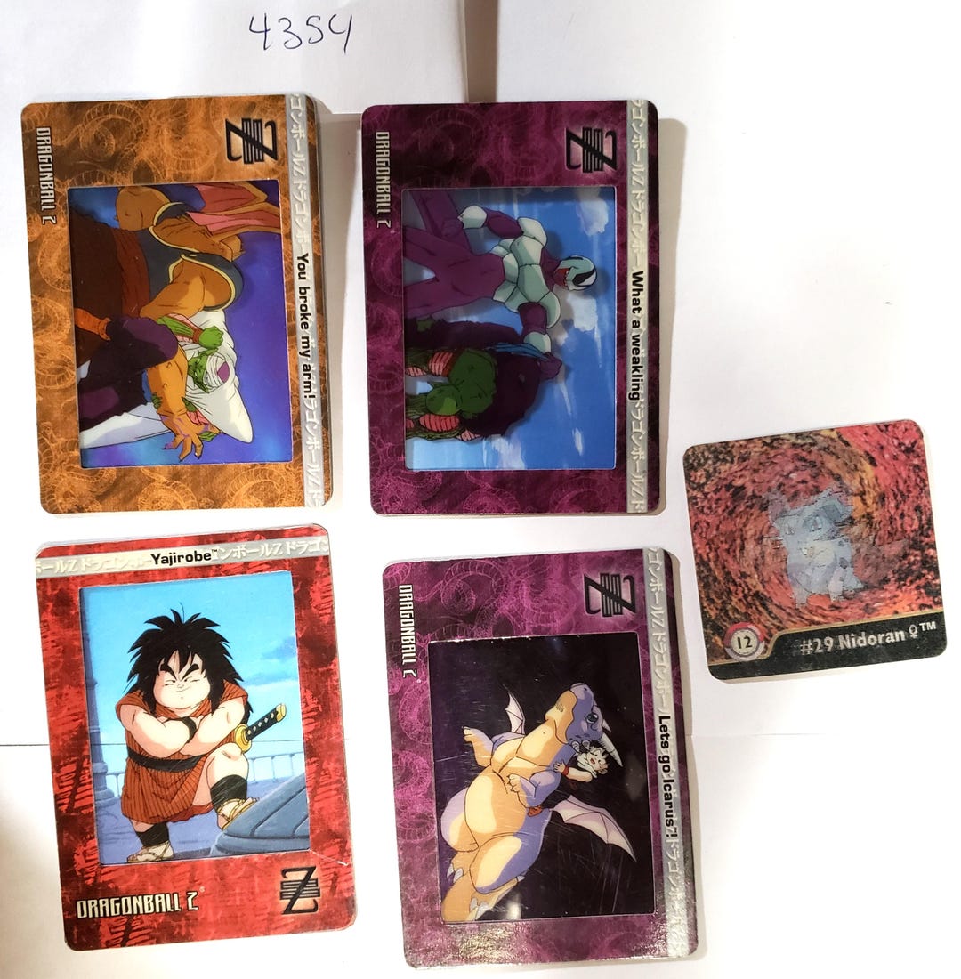 Vintage Dragon Ball Z Film Trading Cards - Etsy