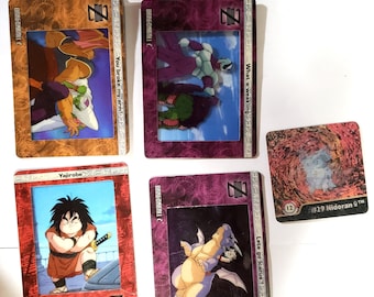 Vintage 1989 & 1990 Dragon Ball Z Cards Made in Japan – Authentic