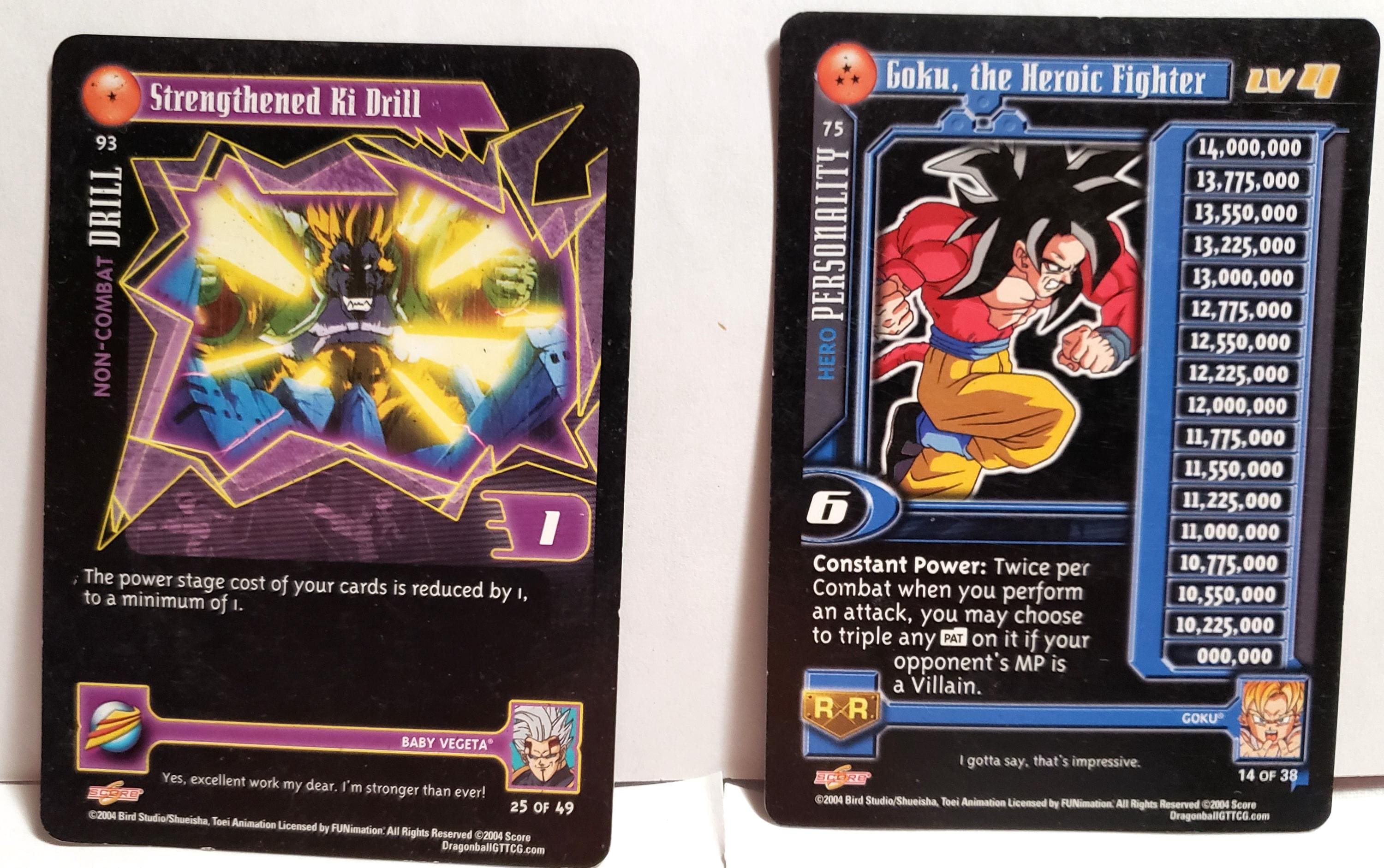 Dragon Ball Gt Trading Cards - Etsy