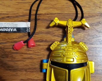 1996 McDonald's Beetleborgs Metallix Series, Saban Beetleborgs, Gold Color Necklace