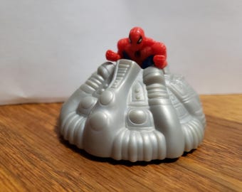 Vintage Spider-Man Hovercraft Toy, Hardee's Kids Meal Toy, Collectible Toy