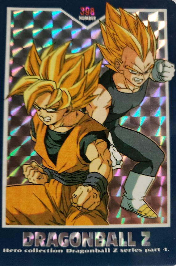 Holographic Dragonball Z Trading Card, Hero Collection #398 - Etsy