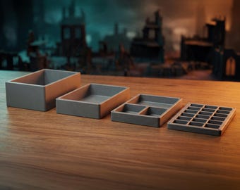Wargaming Organizer, Dice tray, Tokens