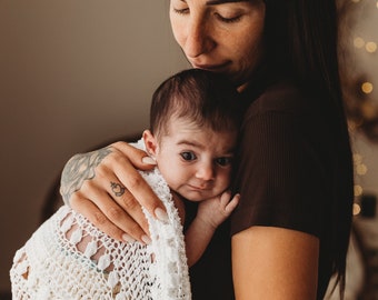 Crochet Baby Blanket and Hat Patterns: Lacy Raffaella Design Set (PDF n. 004)