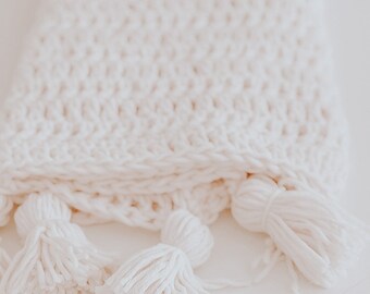Crochet Baby Blanket and Hat Patterns: Rebecca Set (PDF Pattern)