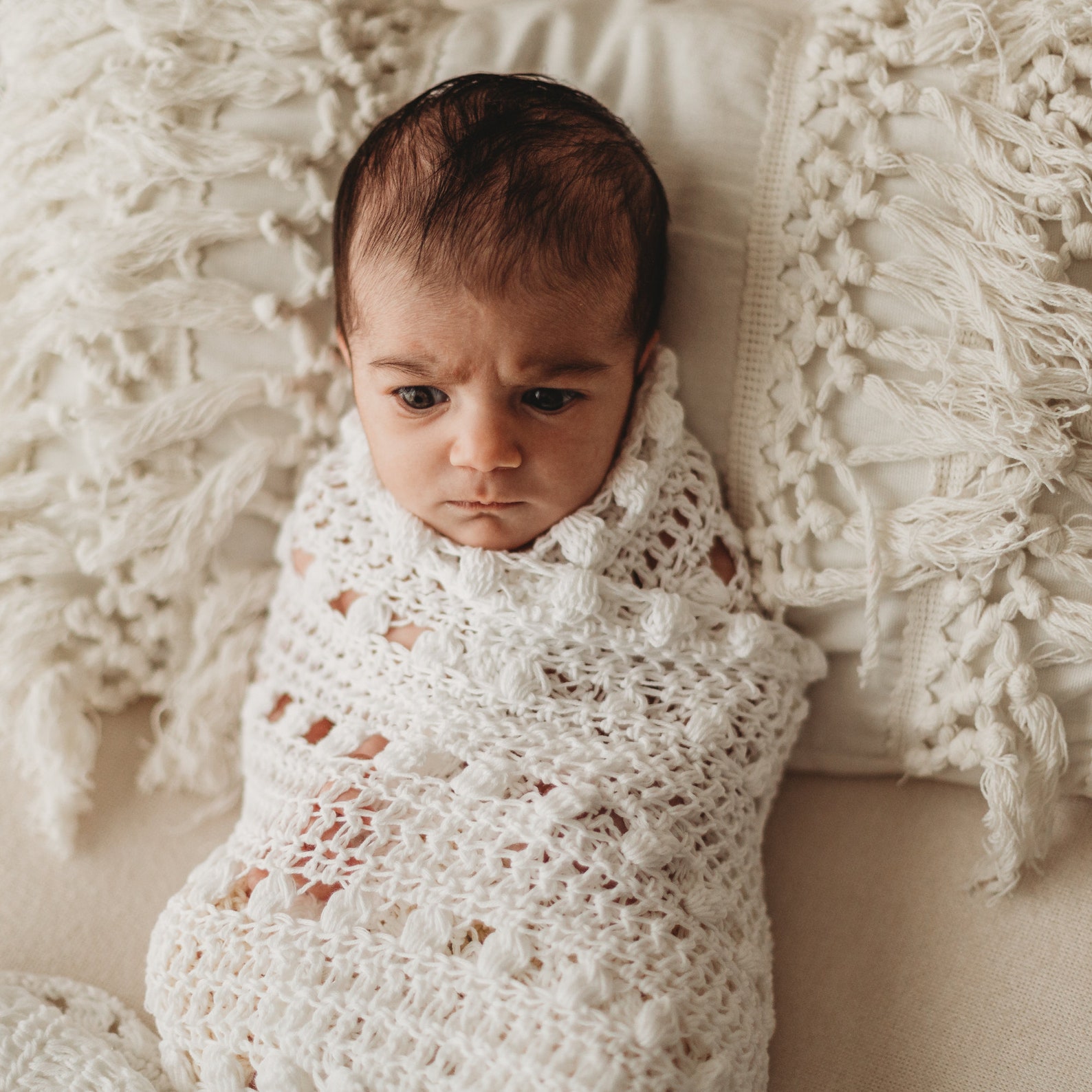 Crochet Pattern Lacy Baby Blanket Raffaella Crochet Baby Etsy