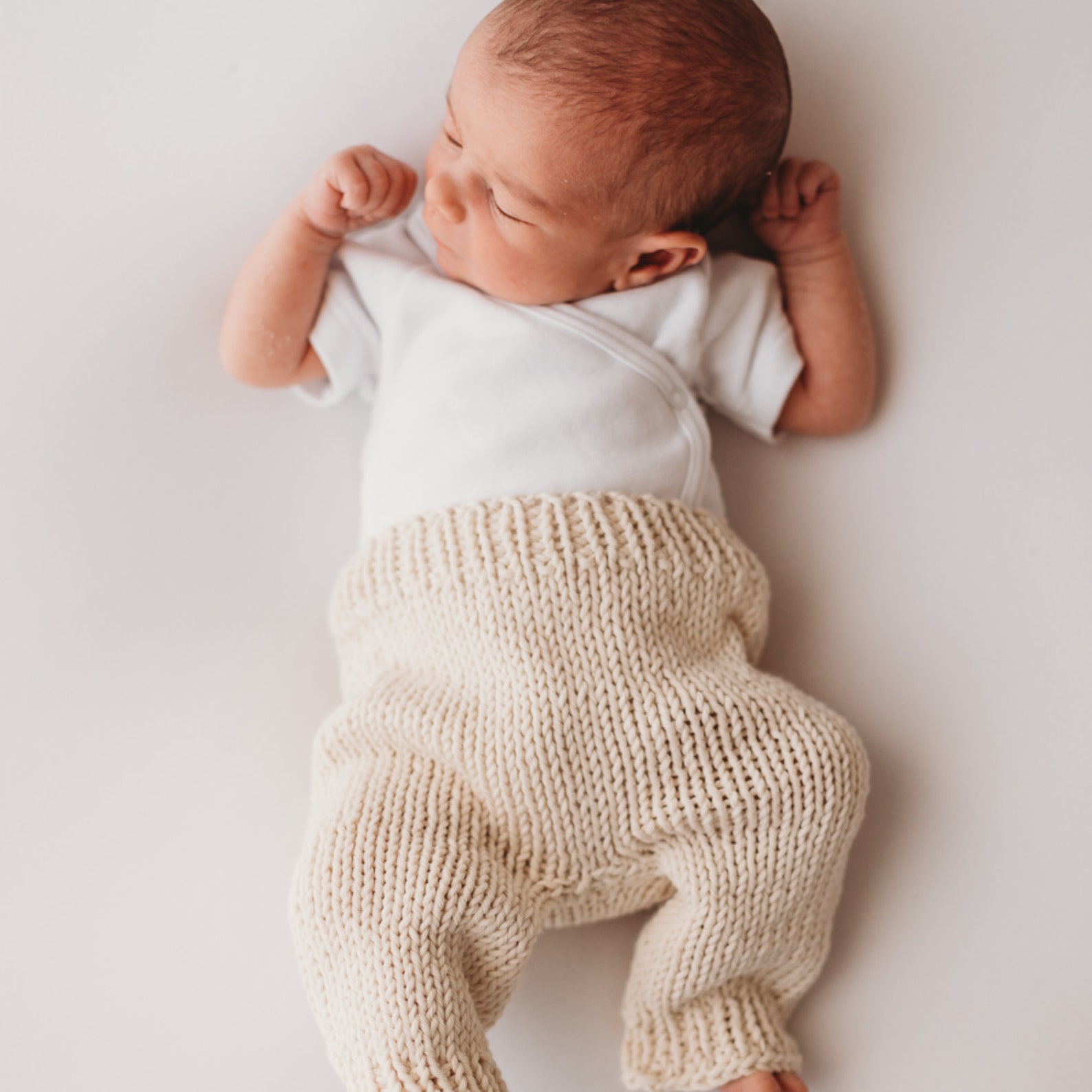 Knitting Pattern Classic Newborn Baby Pants or Shorties Knit Etsy UK
