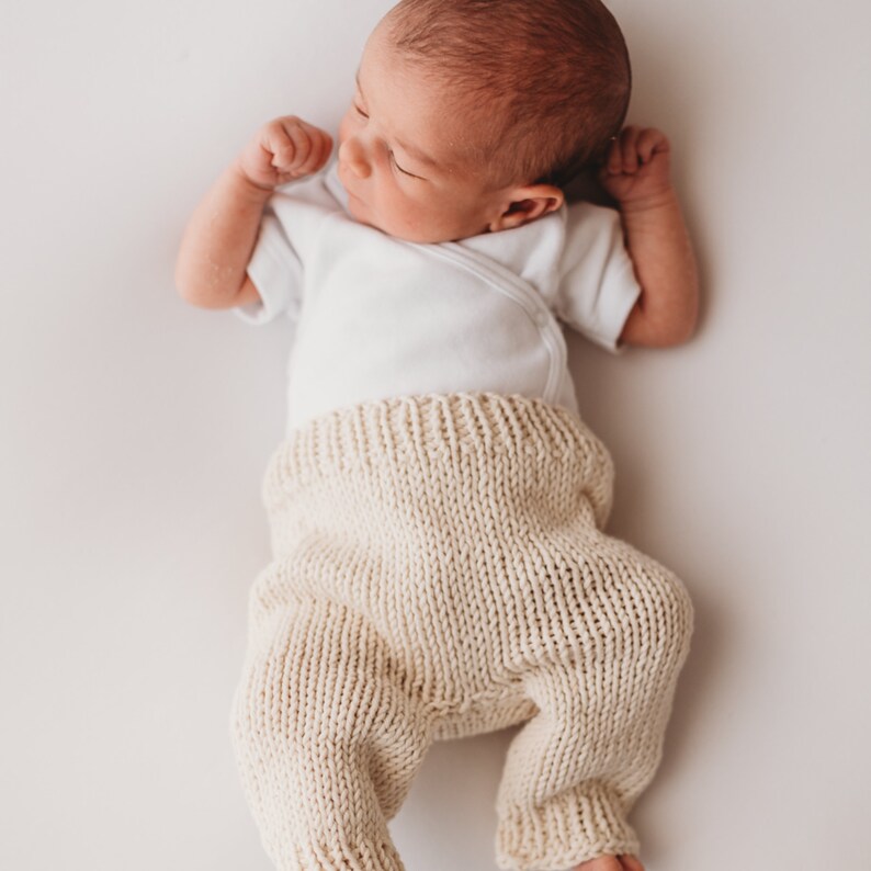 Knitting Pattern Classic Newborn Baby Pants or Shorties Knit Etsy UK