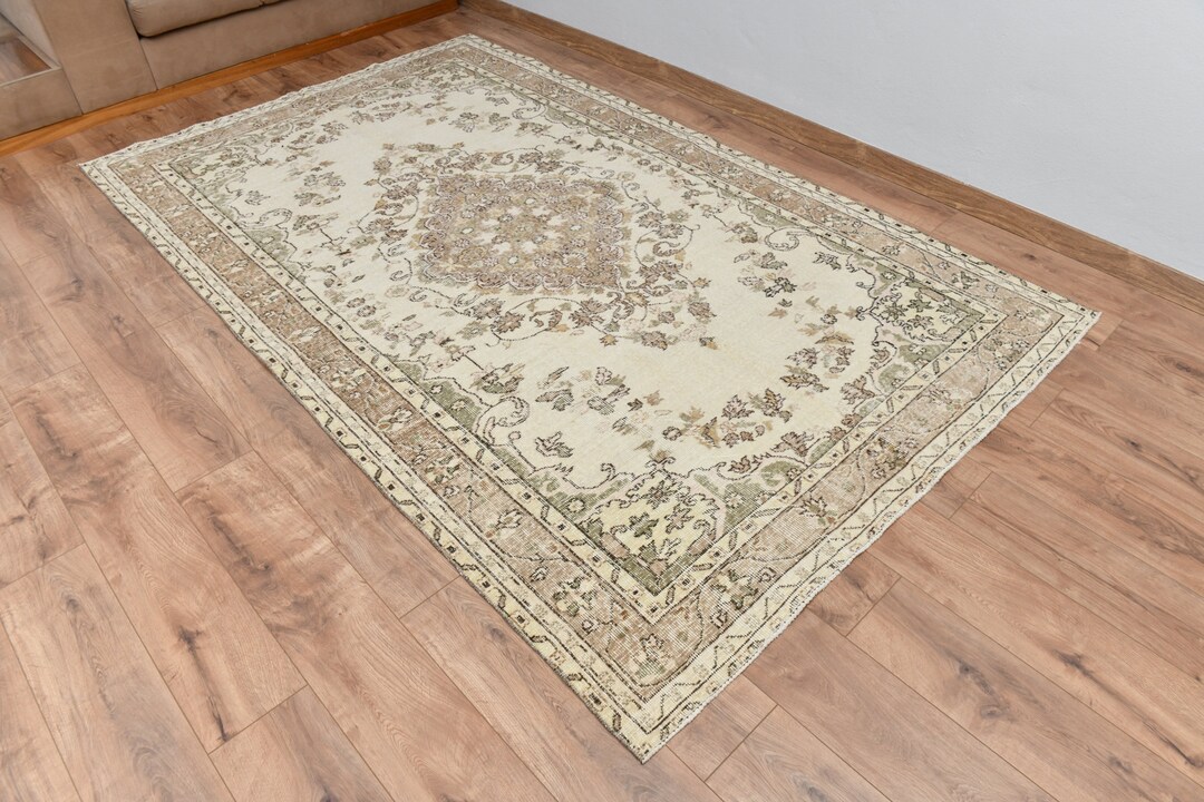 6x9 Vintage Rug,beige Vintage Rug,vintage Rug,handmade Rug,turkish Rug