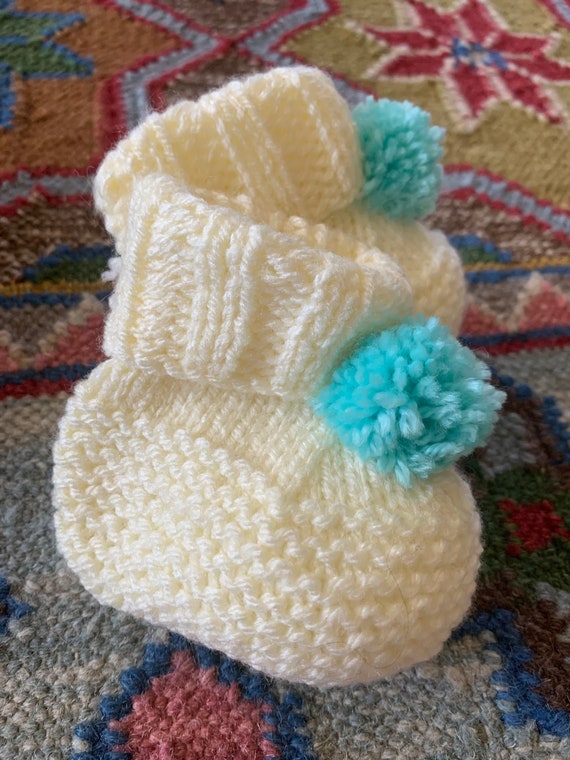 Baby Pearl Stitch Bootie