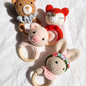 Animal Baby Rattles