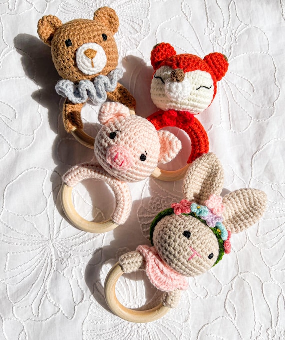 Animal Baby Rattles