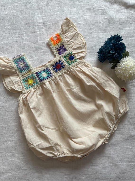 Crochet Trim Onesie
