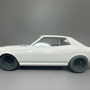 1/24 Scale Racing Steel Wheels and Tires Resin