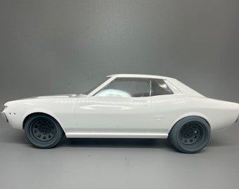 1/24 Scale Racing Steel Wheels and Tires Resin