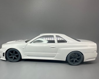 1/24 Scale Volk Rays Wheels and Tires Resin